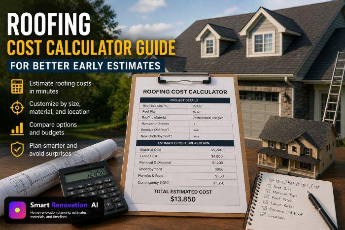 Roofing Cost Calculator Guide for Better Early Estimates