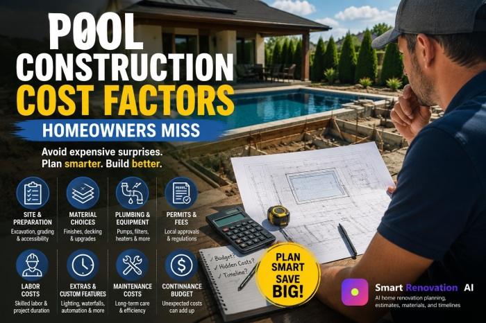 Pool Construction Cost Factors Homeowners Miss